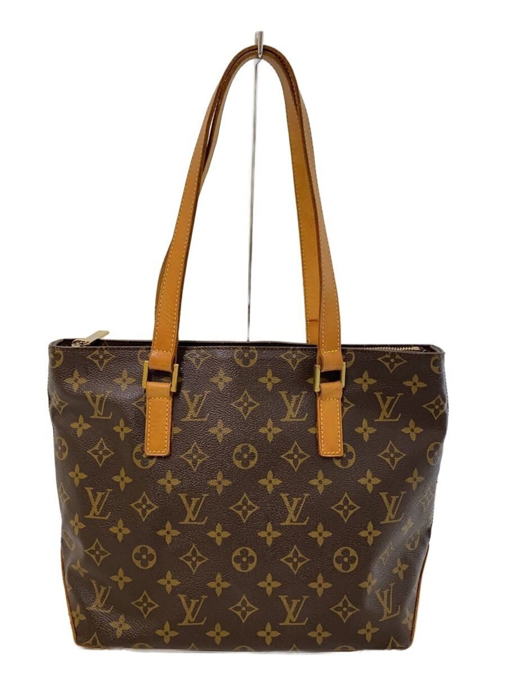 LOUIS VUITTON Cabas Piano Monogram Canvas Brown